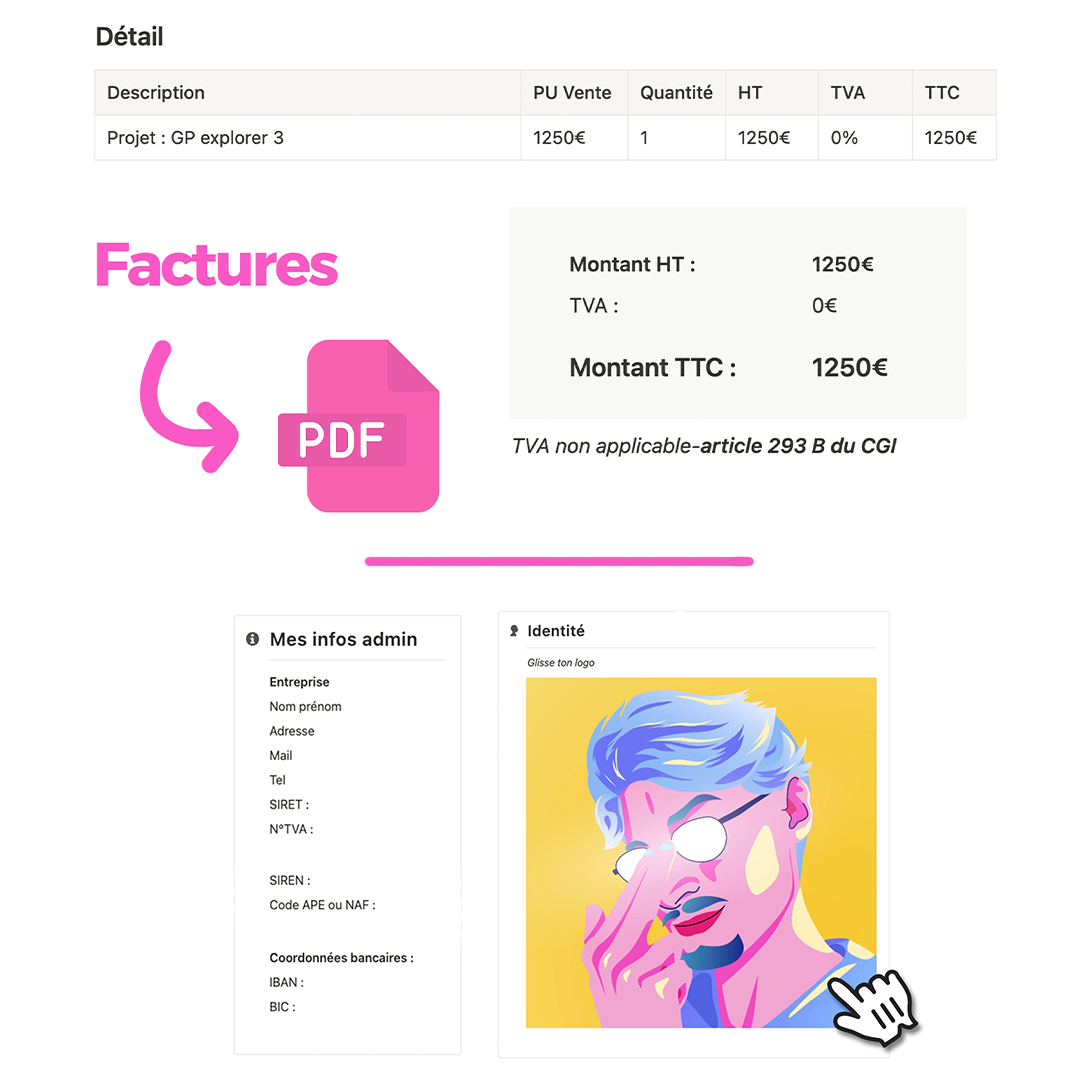 Édition de factures et Espace Entreprise